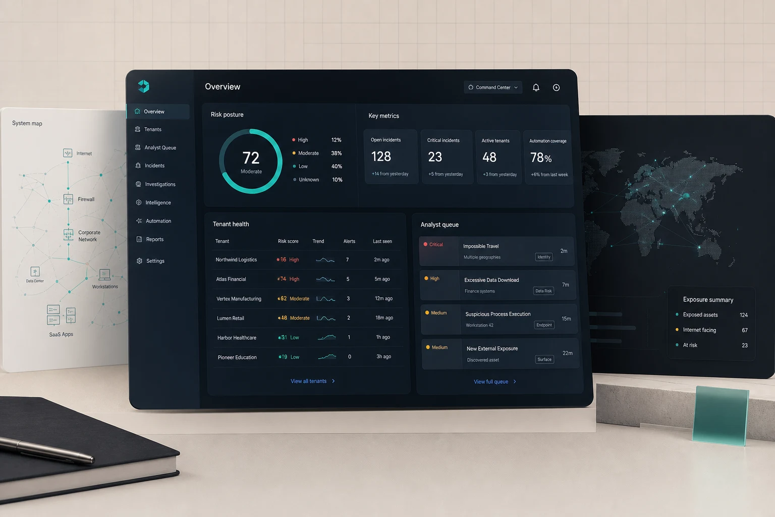 Preview for SaaS security portal
